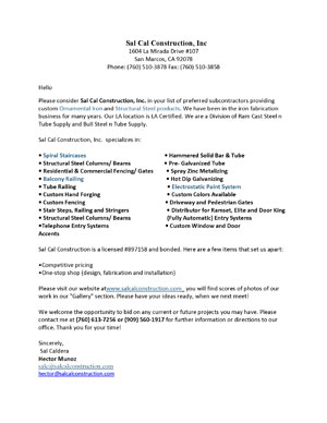 Structural steel discounts